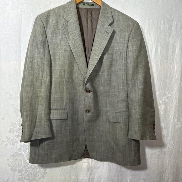 Lauren Ralph Lauren Other - Ralph Lauren LRL Sport Coat 44R Brown Blue Plaid Wool Silk Vintage Canada